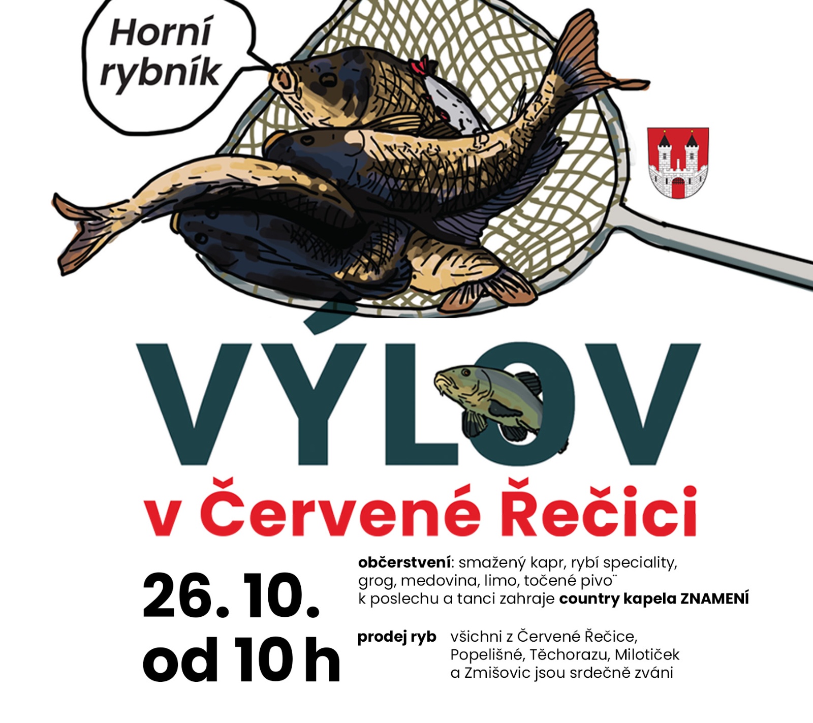 Výlov 26 10 2024 plakat